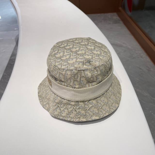 Dior-New Model Released High Version Old Flower D Fisherman Hat With Complete Wa