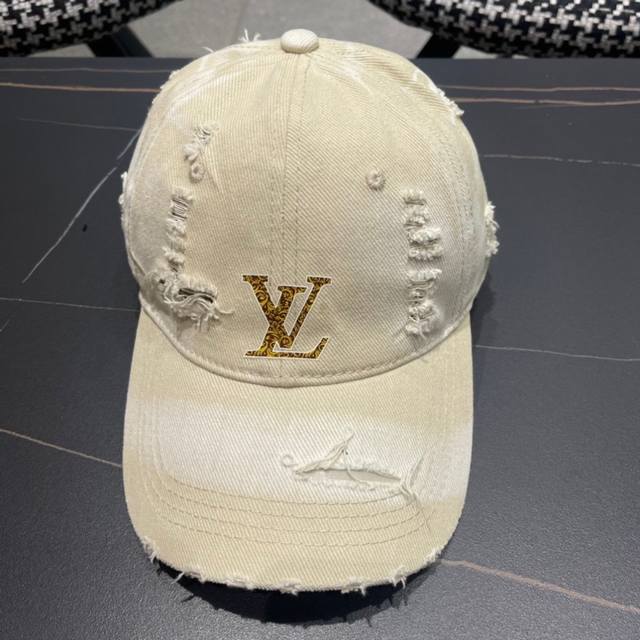 Louis Vuitton Ripped Baseball Cap The New Lv Model Is Really Beautiful. The Feel