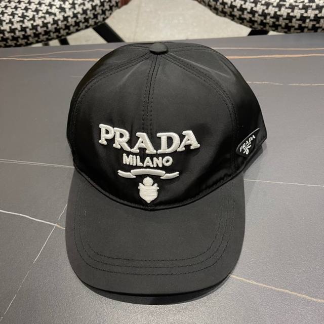 prada Prada 2025 Early Spring New Big Brand Baseball Cap Classic Style Unisex