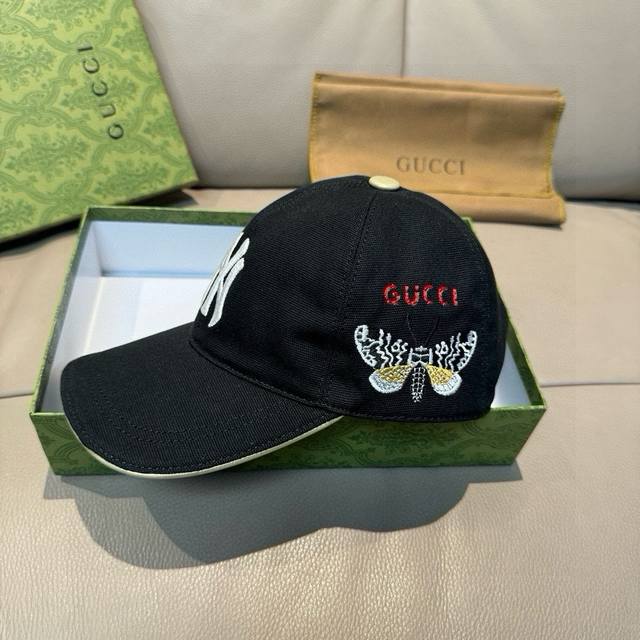 With Box Bag Ny&Gucci Cooperation Latest Original Baseball Cap 1:1 Mold Customiz
