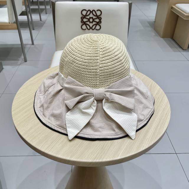 gucci Gucci Women's Summer Sun Protection Sun Protection Anti-Ultraviolet Bow