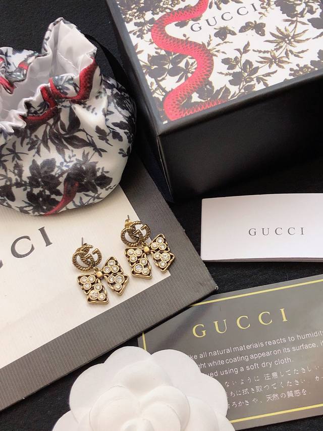 gucci Double G Earrings, Self-Purchased Genuine, Exclusive Mold, True One-To-