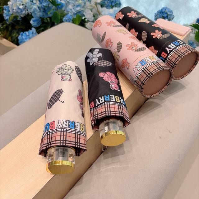 burberry Burberry 50% Off Manual Folding Umbrella Uses Taiwan Imported Uv Ant