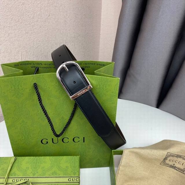 gucci Original Mold Double-Sided Imported Calfskin Black Leather On The Front