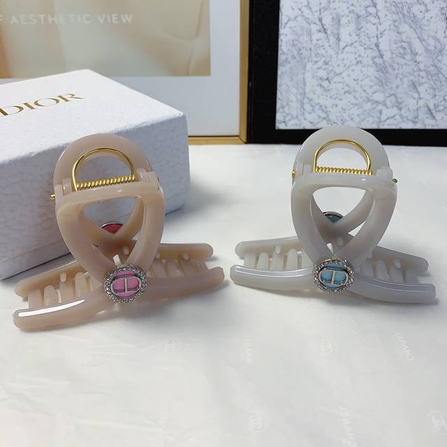 dior Dior Dior Hairpin New Logo Clip Temperament Versatile Daily Exquisite Sm