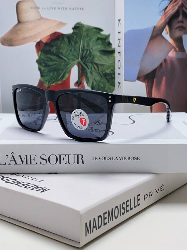rayban Ray-Ban Ferrari Co-Branded Sunglasses Resin Polarized Grade Anti-Ultra
