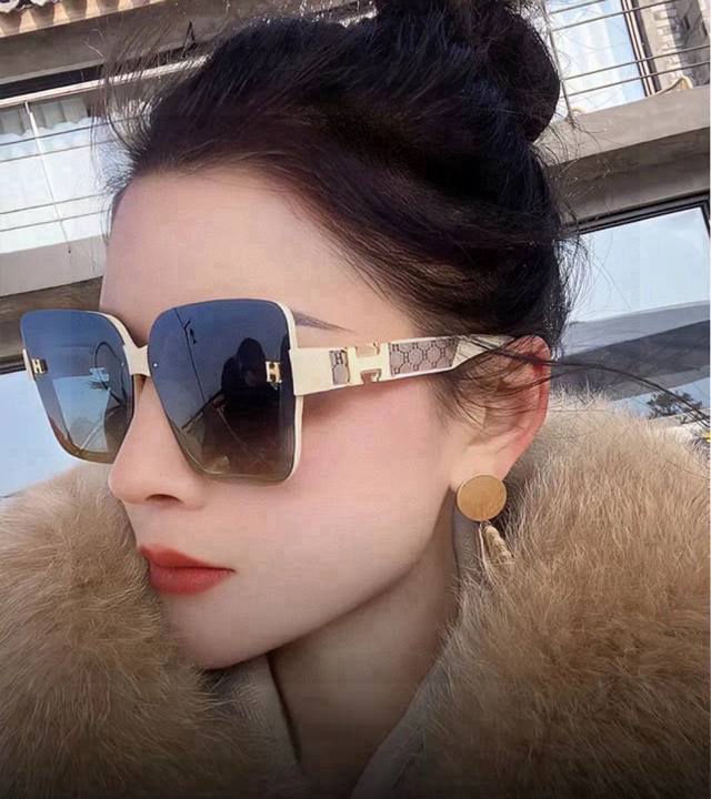2025 New Hermes Women's Polarized Sunglasses Polaroid Hd Lenses High Quality