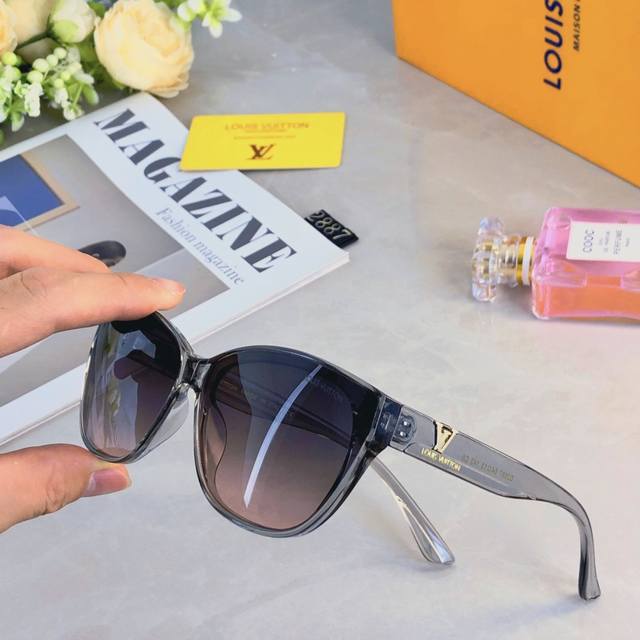 louis Vuitto*Fashionable Sunglasses, High-End And Versatile, Small Glasses Th