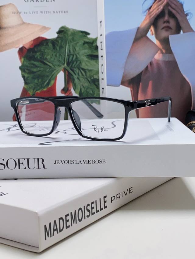 rayban Ray-Ban 2025 Square Myopia Glasses Frame Narrow Frame Trendy Frame Men