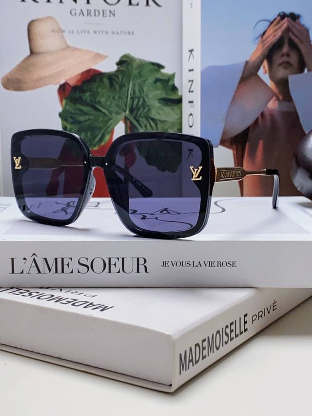 lv Louis Vuitton New Fashion Women's Big Brand Sunglasses Polarized Sunglasse