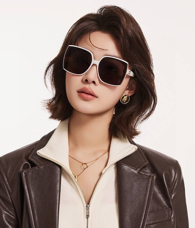 dior-Dior 2025 Spring New Trend Hot Fashion Square Frame Polarized Sunglasses