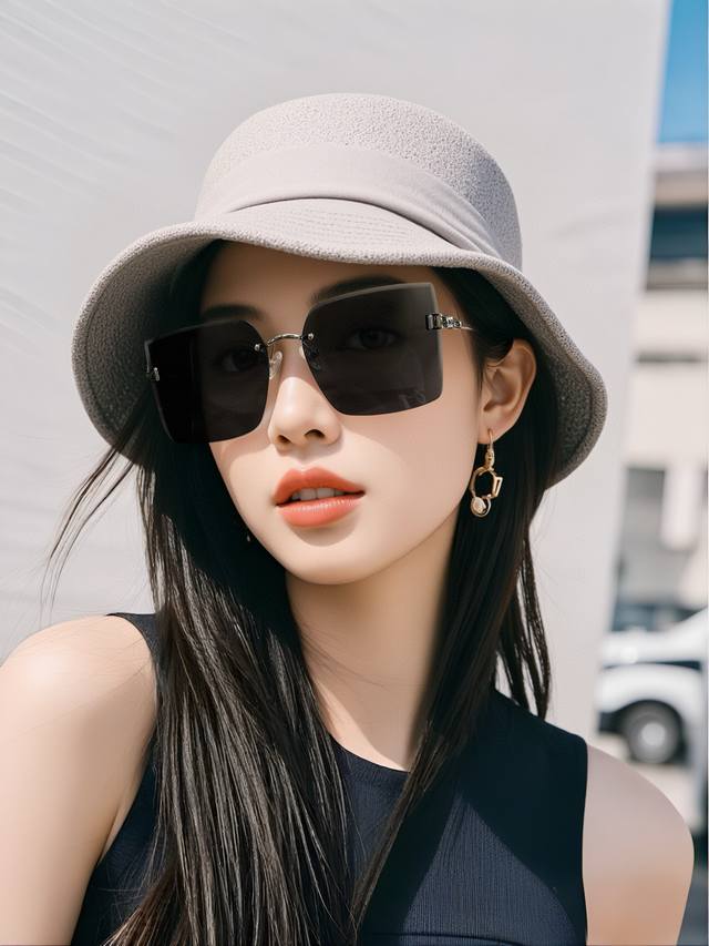 lv Women's Sunglasses High-Definition Nylon Piece Classic Four-Leaf Clover El