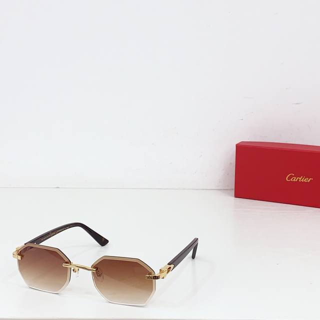 ss25 Top Quality Signature C De Cartie~ Ct0439S 3.0 Thicker Lenses Etched Log