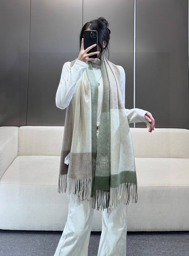 New Burberry's Classic Plaid Scarf And Shawl Are Here. The Original Burberry Is