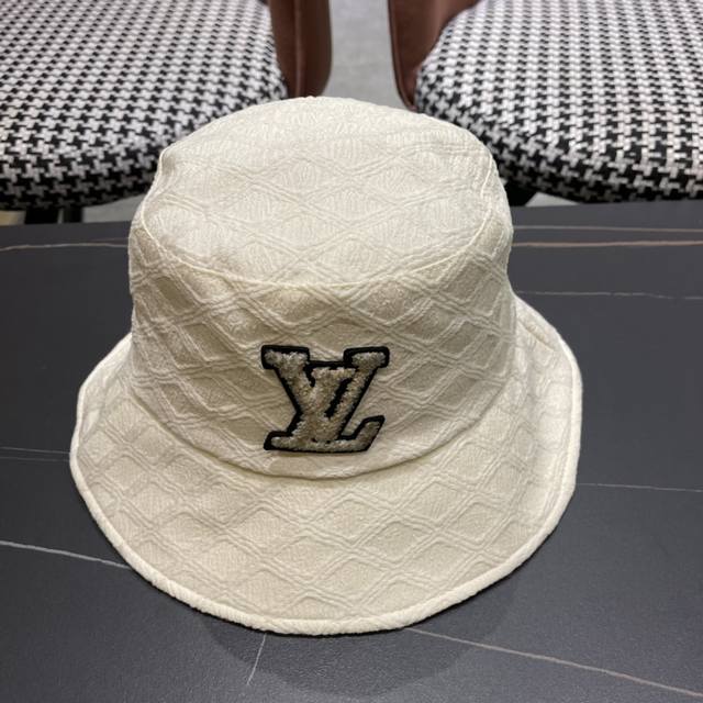 lv Bucket Hat New Louis Vuitton Bucket Hat Hot Shipment All-Match Single Item