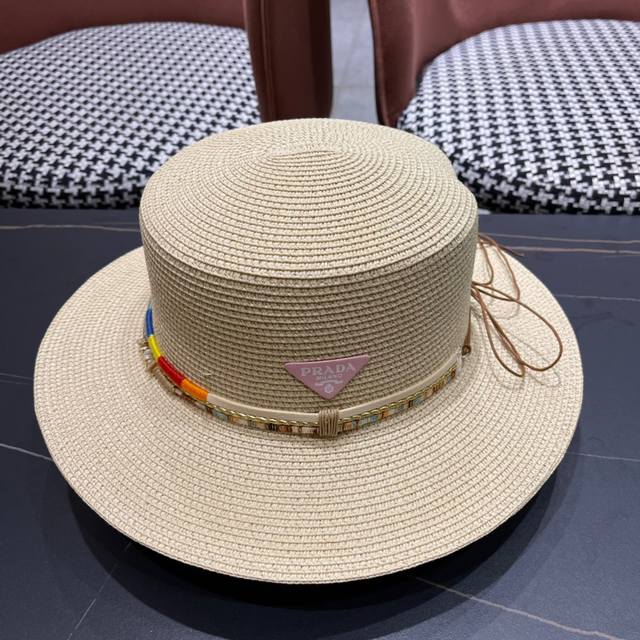 prada Prada's New Straw Hat Is A Must-Have For Going Out, It's Easy To Match,