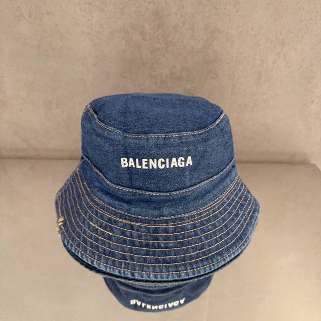 Balenciaga Denim Bucket Hat Strong Aura And High Value Online