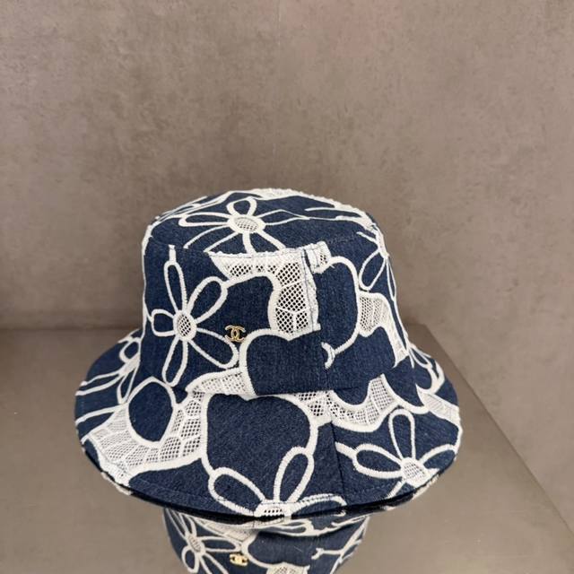 chanel Chanel New Denim Blue Retro Style Fisherman Hat. Take It With You On H