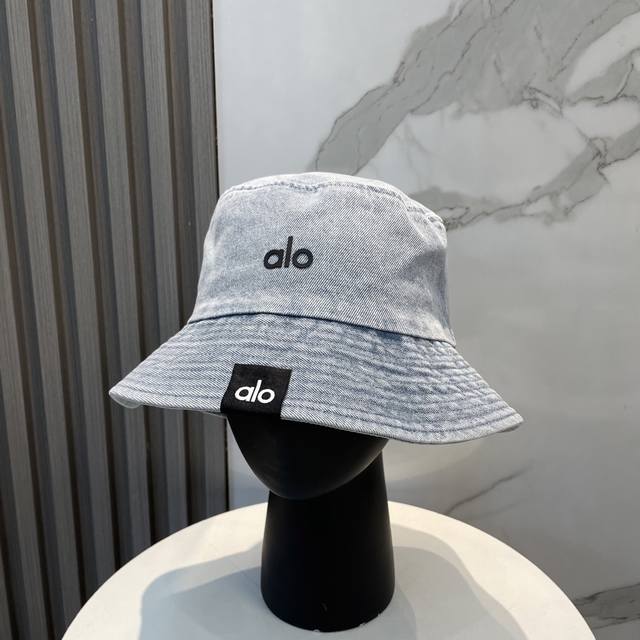 aio New Plain Washed Hole Bucket Hat The Hottest Color At The Moment - Full O