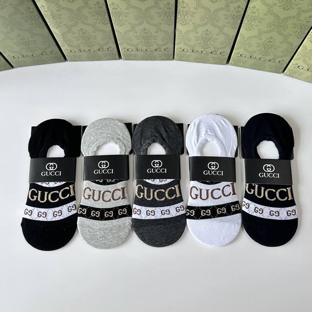 Special Counter Packaging Gucci New Boat Socks Invisible Socks Pile Socks Socks
