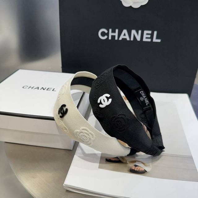 With Packaging Box Chanel Chanel's Latest Small Camellia Embossed Headband Is Su