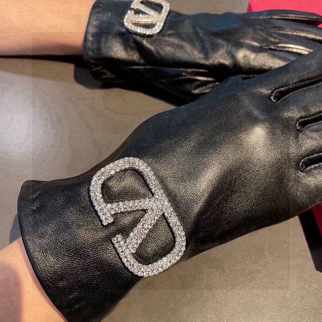 New Exclusive First Release Valentino Touch Screen Women's Gloves Original Quali