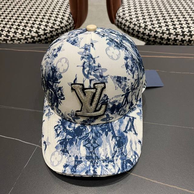 lv Louis Vuitton New Style Old Flower Original Baseball Cap 1:1 Mold Customiz