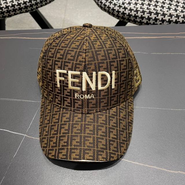 fendi Fendi Baseball Cap Purchasing Version Fashion Trend High-End Workmanshi