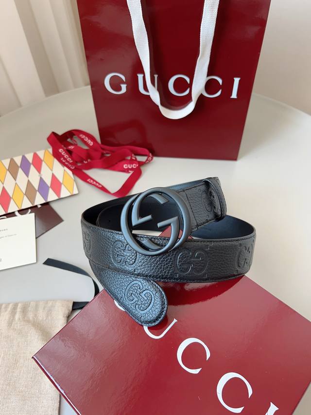 Special Gucci French Original Leather Material Black Full Leather Quality Is Bey