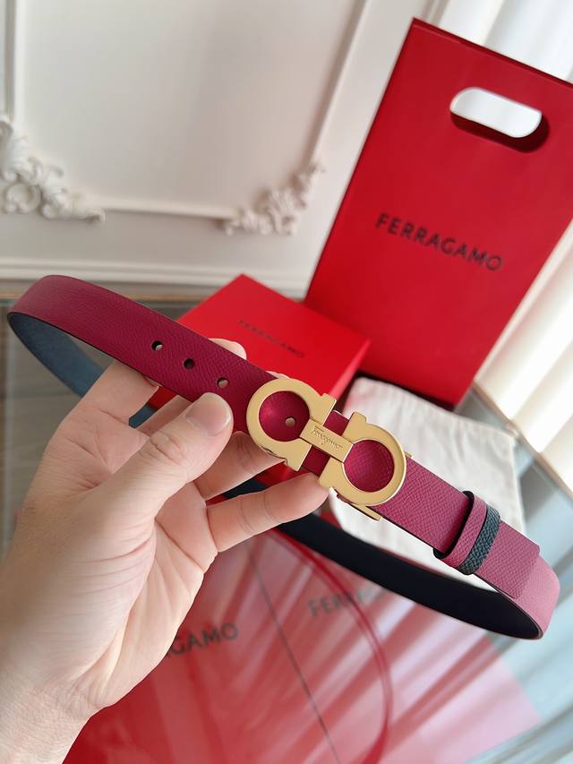 Ferragamo High-End Quality Double-Sided Color Available Length Can Be Cut To Ach