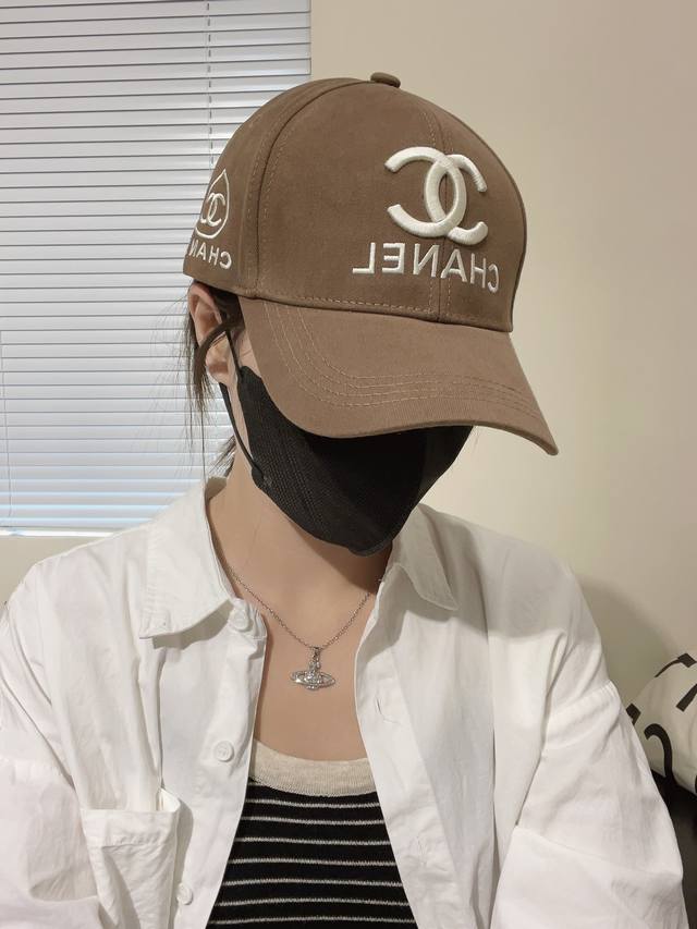Chanel Chanel New Baseball Cap Embroidered Logo Xiaoxiang Classic Simple Fashion