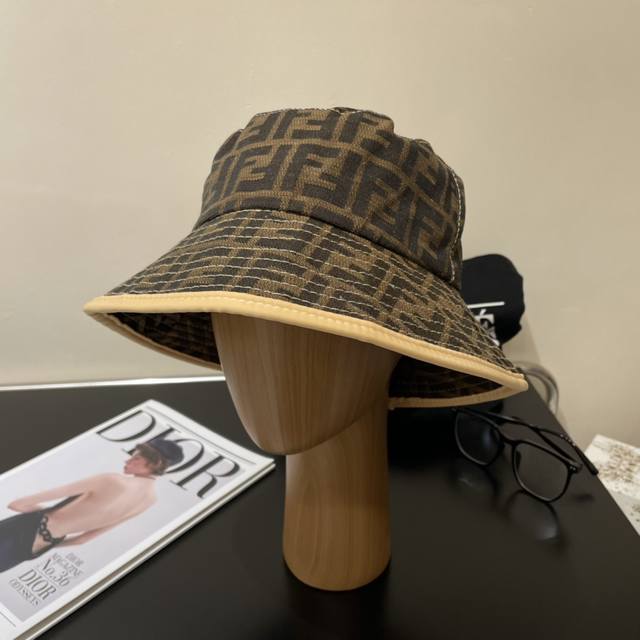 fendi Fendi Old Flower Letter Bucket Hat Fd's Old Flower Bucket Hat Is Really