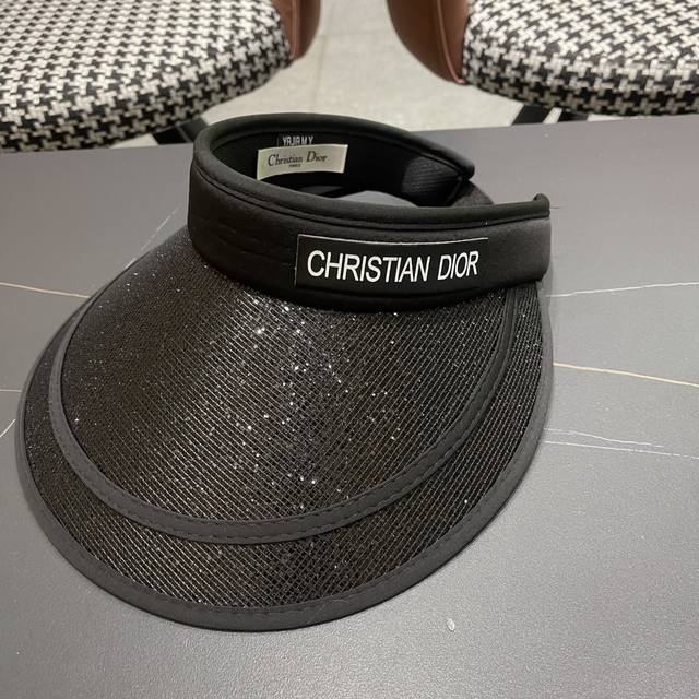 dior Dior 2025 New Holiday Sun Hat Hollow Hat Sunshade Versatile Casual Stree