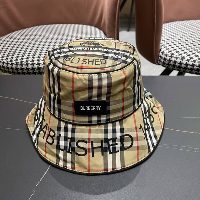 burberry Burberry 2025 Original Bucket Hat Counter Hot Sale Pure Cotton Linin