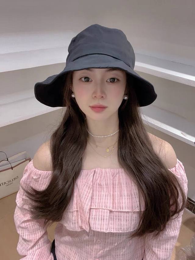 Dior Korean Version Bow Fisherman Hat For Women With Skirt Summer Sun Hat With S