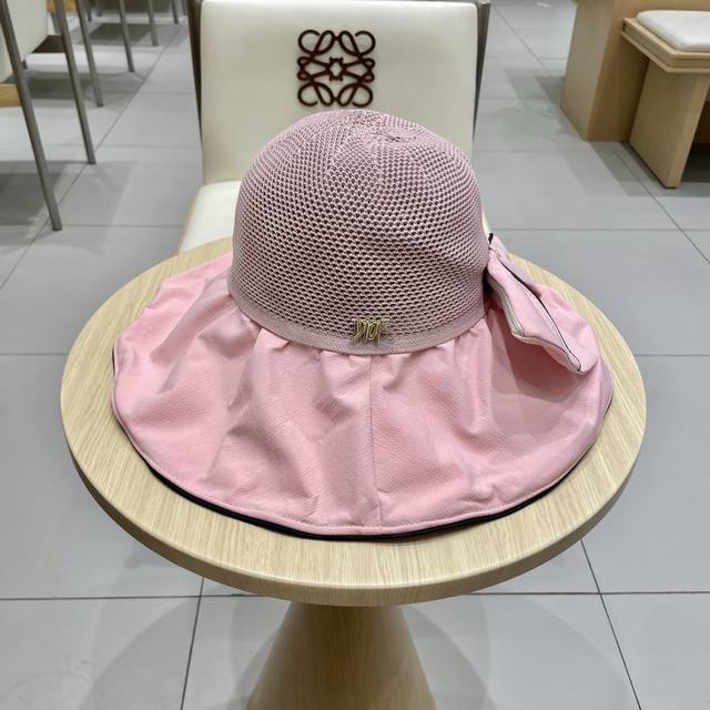 dior Dior Hat Women's Summer Sun Protection Fisherman Hat Anti-Ultraviolet La