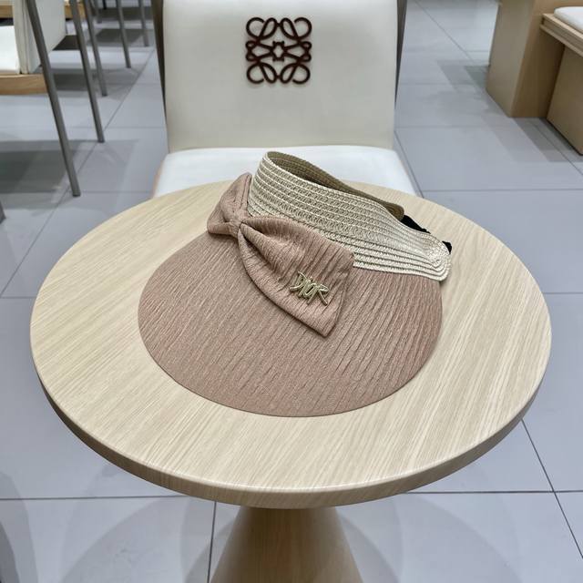 dior Dior 2025 Summer New Bow Hot-Selling Sun Hat Hollow Top Hat Big Brand Sh