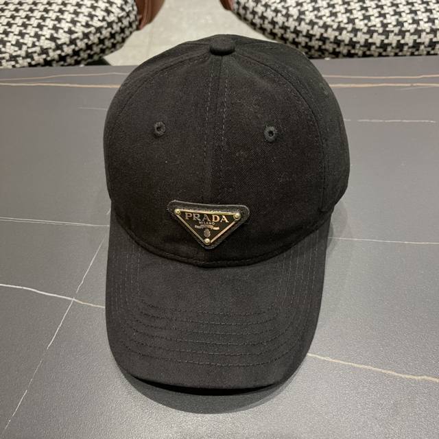prada Prada New Style Baseball Cap For Men And Women, High-End Custom Head Ci