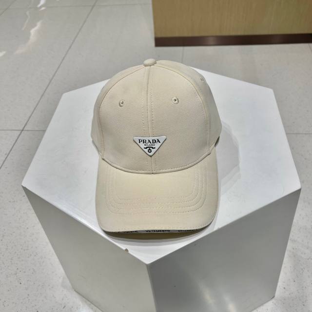 prada Prada New Style Baseball Cap For Men And Women, High-End Custom Head Ci