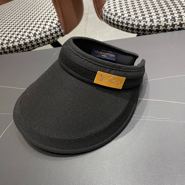 lv Louis Vuitton 2025 New Imitation Linen Headband Sunshade Hollow Top Hat Sp