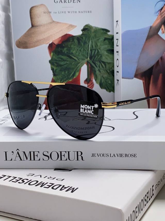 Montblanc 2025 New Men's Polarized Sunglasses For Driving Korean Version Of Anti