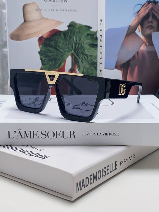 dg Dolce & Gabbana 2025 New Long Flat Curved Sunglasses Recommended New Summe