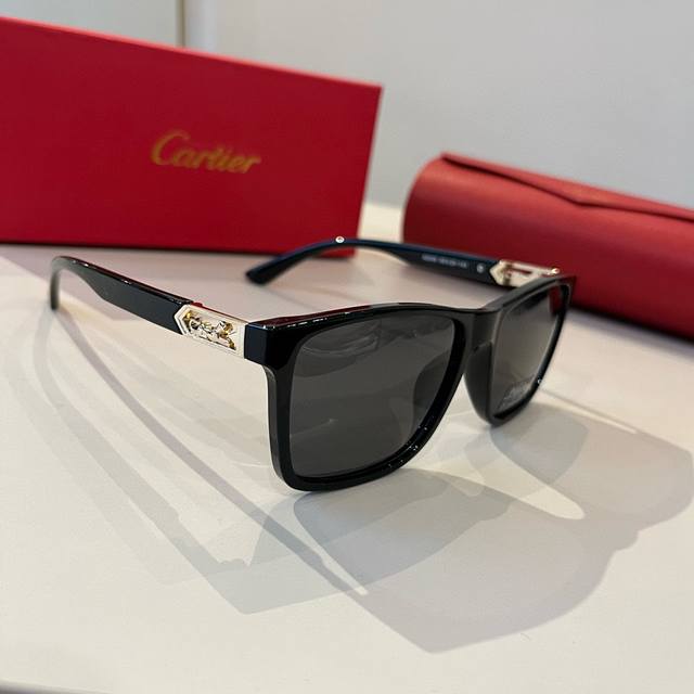 cartier Cartier Sunglasses With Simple Iconic Logo On The Legs, Luxurious Pro