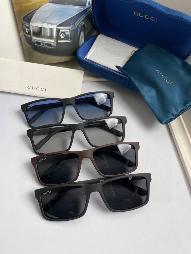 New Brand Gucci Original Quality Men's And Women's Polarized Sunglasses Material