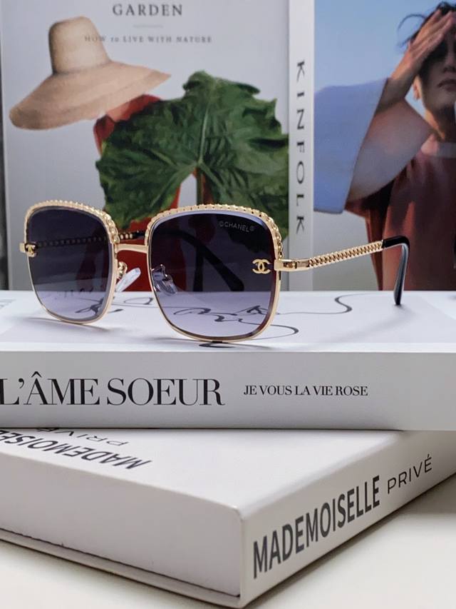 chanel Chanel Chanel Style 2025 New Sunglasses For Women High-End Brown Sungl
