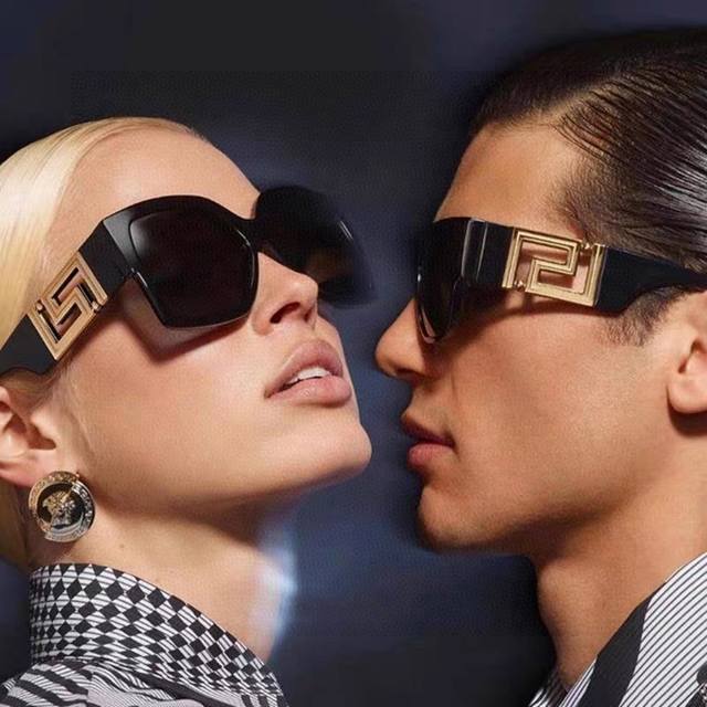 versace Versace 2025 Sunglasses Women's Trendy Personality Street Shooting Ne