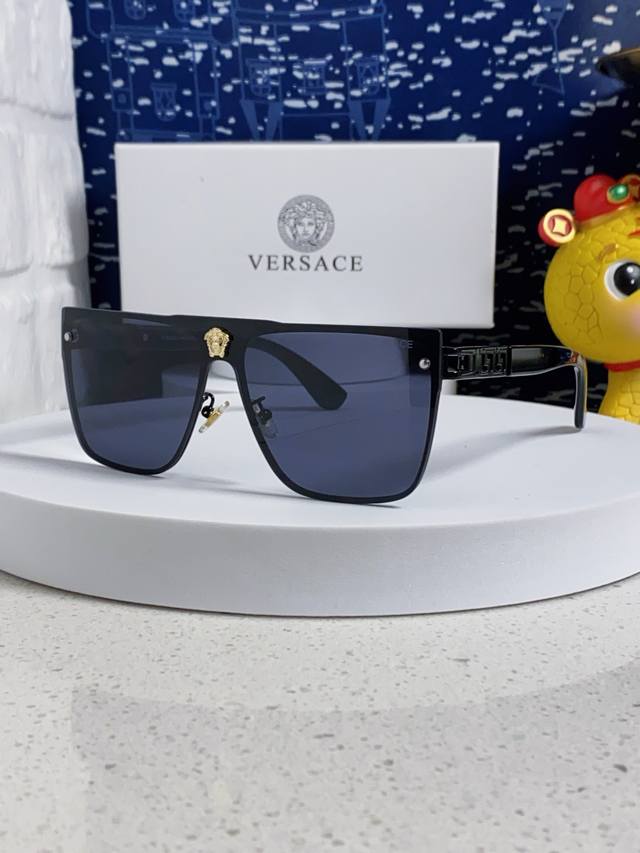 versace Versace 2025 New Fashion Sunglasses Gradient Anti-Ultraviolet Hollow