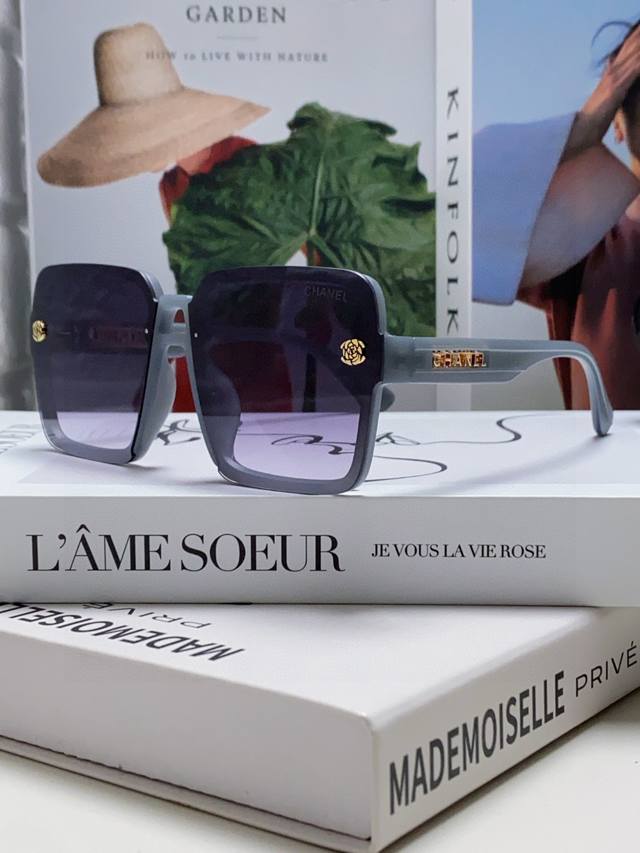 chanel Chanel 2025 New Camellia Small Fragrance New Polarized Sunglasses Anti