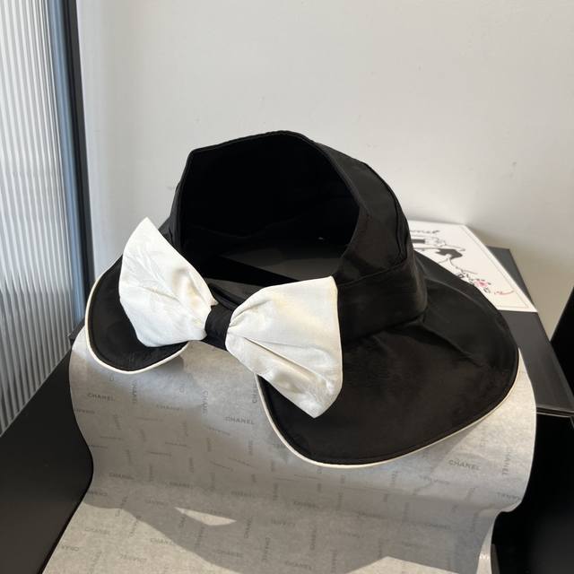 dior Dior New Bow Sun Hat Velcro Adjustment Strap