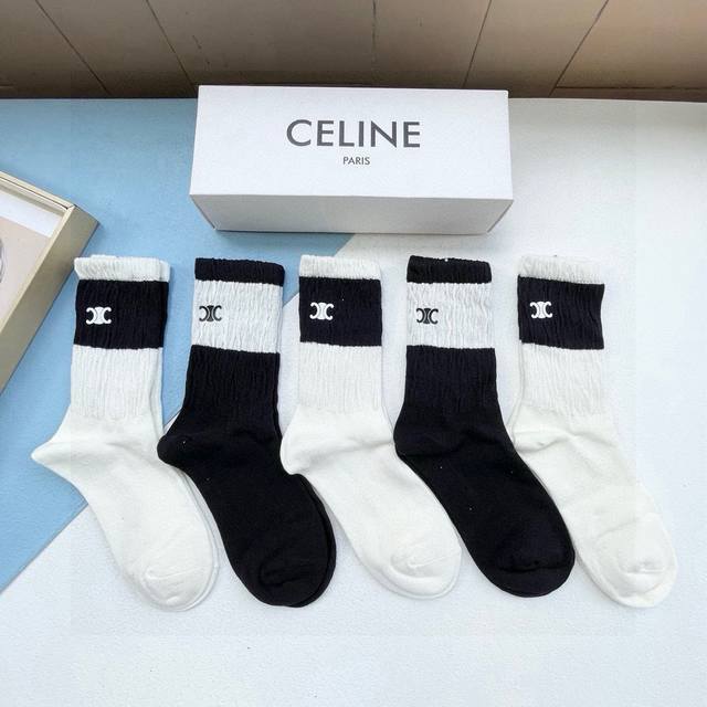 Comes With Packaging. One Box Contains Five Pairs Of Celine High-Quality, Super